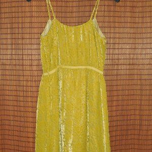 Anthro Lithe Velvet Dress